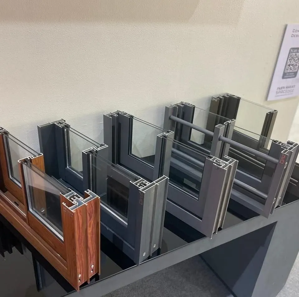 aluminium system window components frame glass hardware